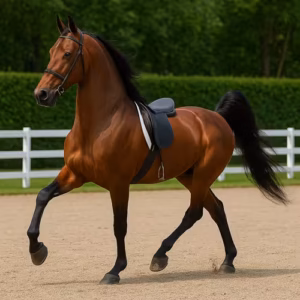 Koń Saddlebred – amerykańska elegancja w ruchu i postawie