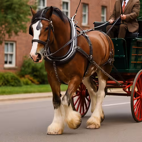Koń clydesdale