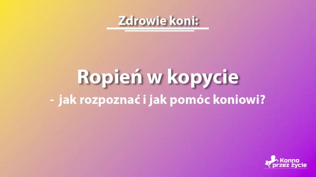 Ropień w kopycie - grafika