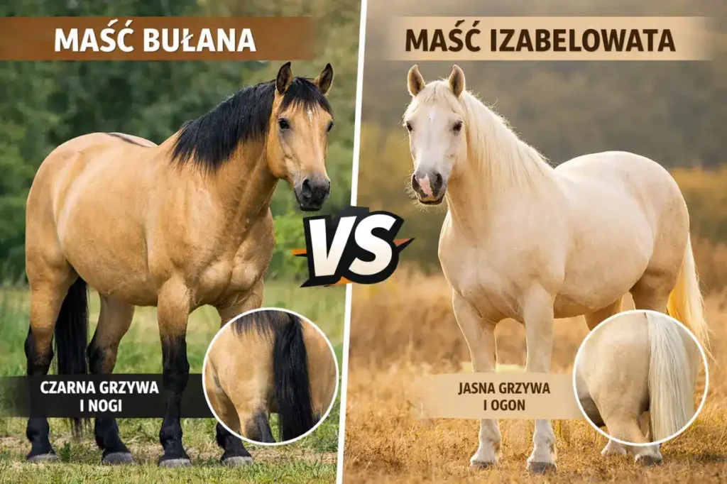 maść bułana czy izabelowata