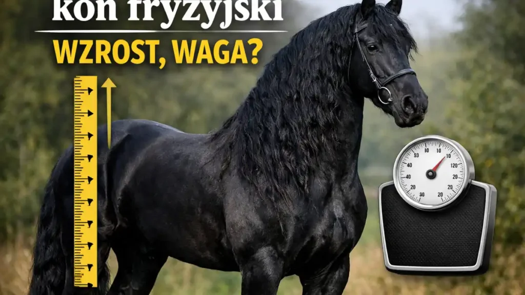 Koń fryzyjski: wzrost, waga i budowa. Ile ma w kłębie i jak wygląda?