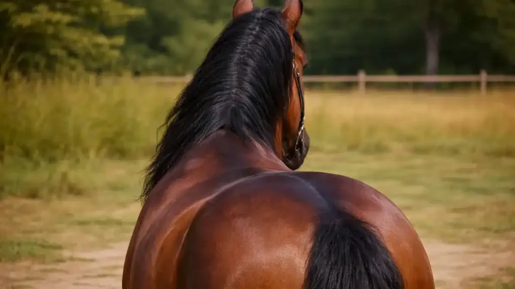 maść gniada grzebiet